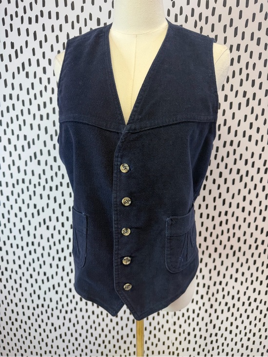 Lee Jackets & Blazers - Vintage Lee Mens blue Vest Size S western corduroy